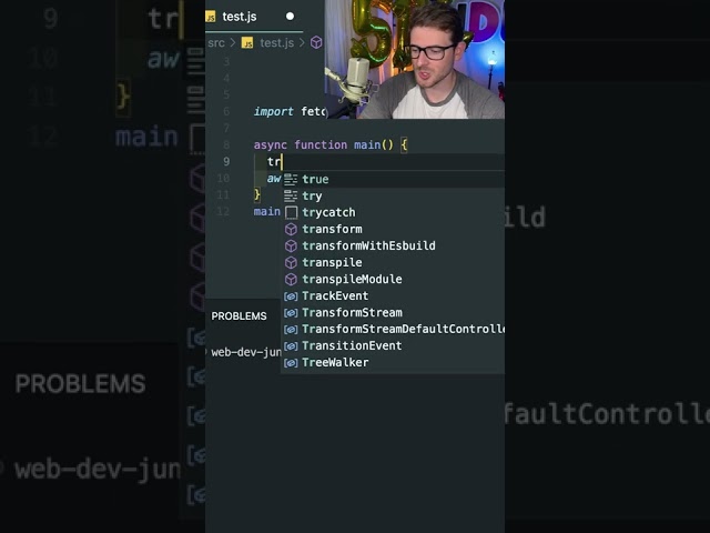 How to handle errors in Javascript using try catch #shorts