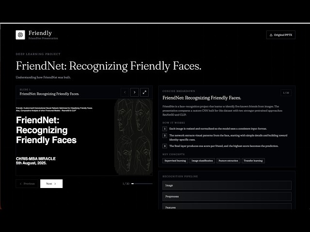 Machine Learning Project: Friendnet | Custom CNN, ResNet50, CLIP & Ensemble Demo.