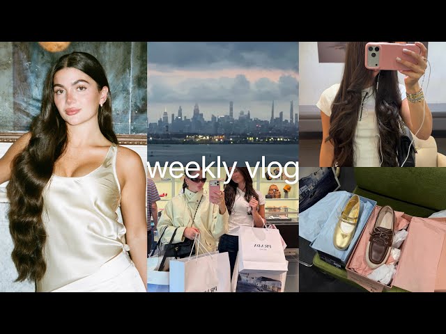 Weekly Vlog: hair oiling routine, shopping + haul, chit chats, on set with EP and more!
