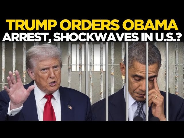 Obama Arrest News LIVE | Trump Orders Biggest Arrest, Tulsi Gabbard Reveals Charges? 'Russia Hoax'
