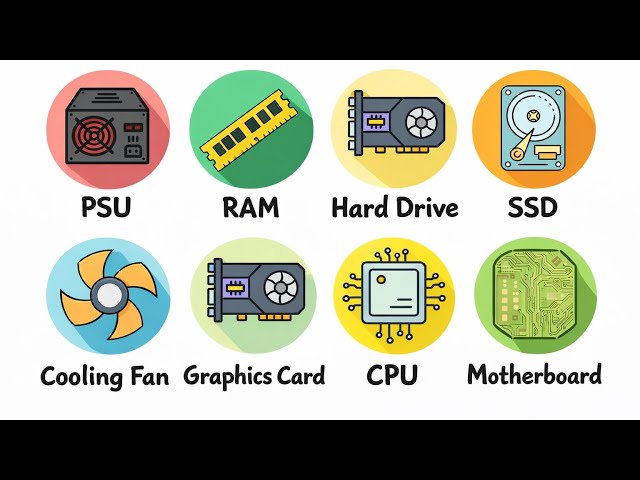 Every computer components explain in detail ||