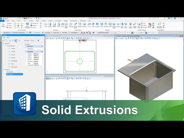 Creating a Parametric Cell - Solid Extrusions