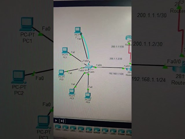 How to assign ip address to computer in cisco packet tracer #ciscoccna #ciscoit