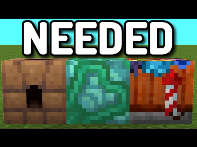 Adding Minecraft's MOST NEEDED Features
