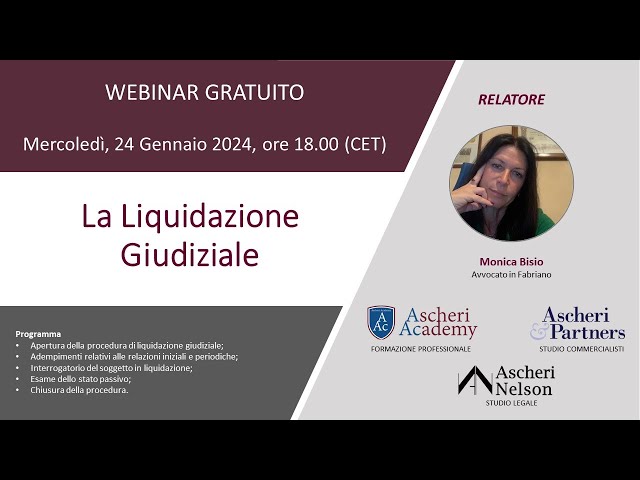 Webinar: La Liquidazione Giudiziale