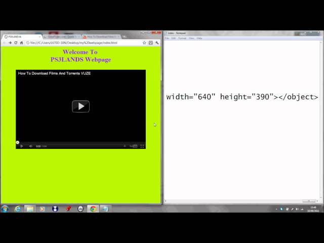 How To Make a Basic Website Using Notepad part 1