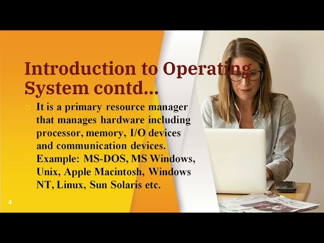Introduction to Operating System