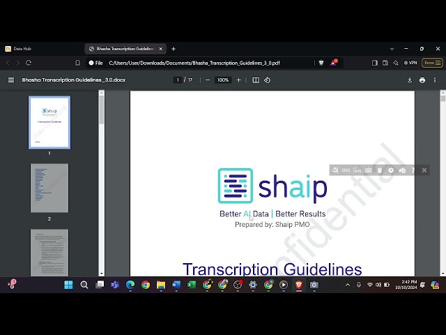 SHAIP Platform primary Training 00
