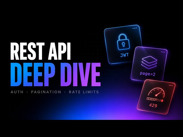 REST API Deep Dive: Auth, Pagination & Rate Limits Explained