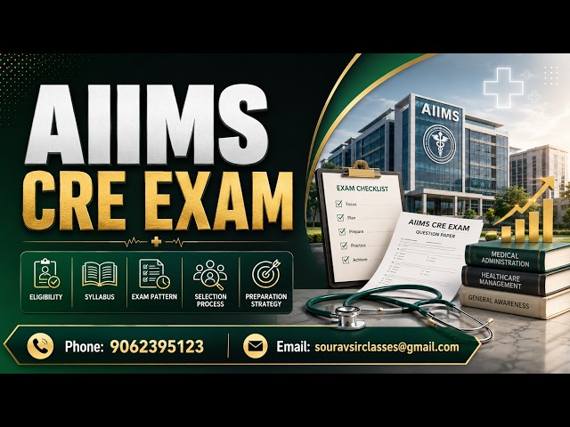 AIIMS CRE Success Plan | Post-Wise Prep, Mock Tests & Selection Strategy #AIIMSExam #GovtJobs