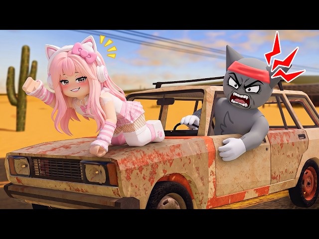 ATRAPADO CON E GIRLS en Roblox Un Viaje por el Desierto (Momentos Divertidos)
