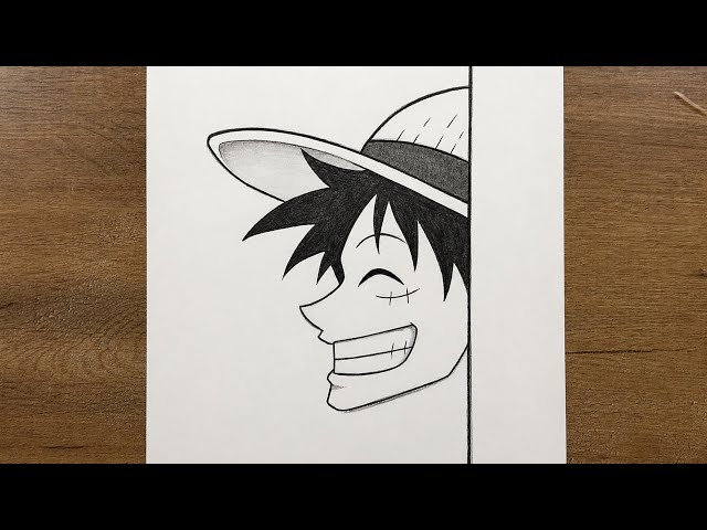 Easy Luffy Drawing Tutorial | One Piece