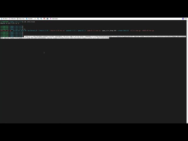 a small linux system for RISC-V(RV64) on QEMU:  1, boot from openSBI to  kernel