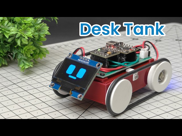 How I Built A Tiny Robot Tank With ESP32 | Complete Beginner Guide