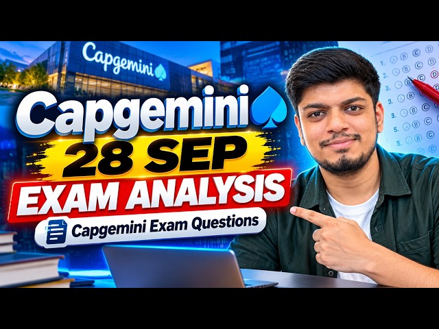 Capgemini 28 Sep Exam Analysis (Full) | Communication, AI Assisted, Debugging, Game-Based All Rounds