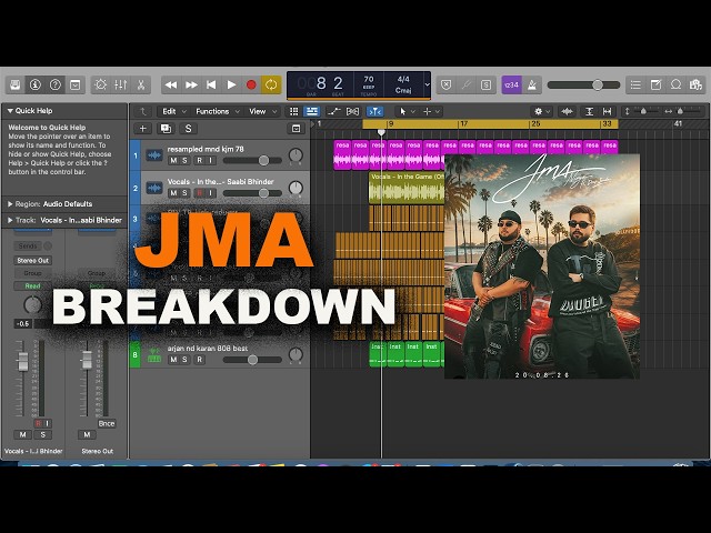 JMA | Ninja | Breakdown In Logic Pro | How To Make Song In Logic Pro