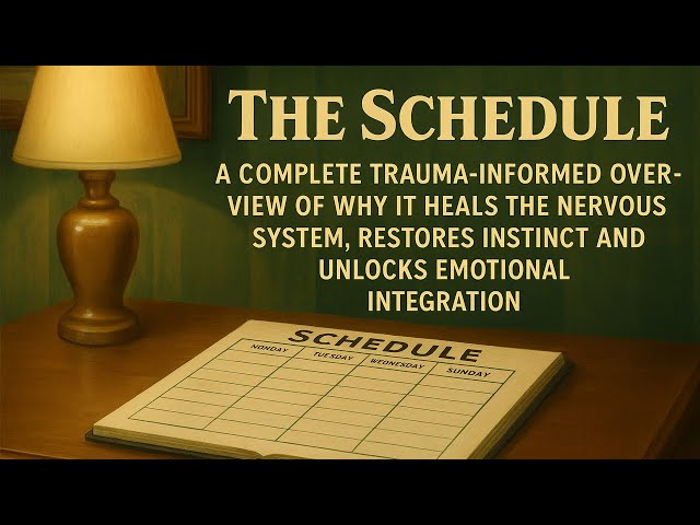 The Schedule! What it is and Why We Need It