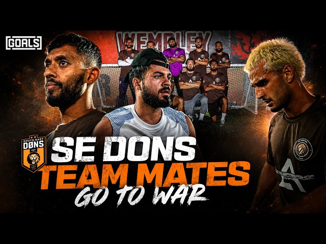 SE DONS TEAM MATES GO TO WAR! 🪖 #sedons #grassrootsfootball #ballerleague