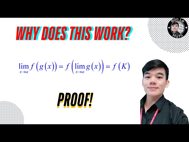 AP Calculus AB/BC | Topic 1.5D | Why Does limf(g(x)) = f(K)? | Composite Function Limit Proof