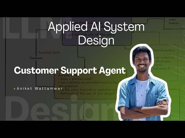 Design a Customer Support Agent | Applied AI System Design