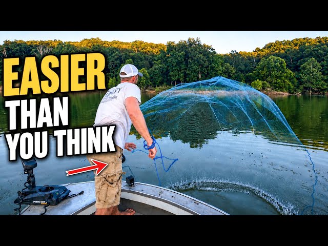 Easiest Way To Throw A Cast Net + Summer Night Catfishing