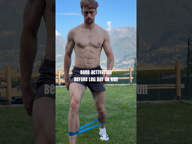 Band activation before leg day or a run
