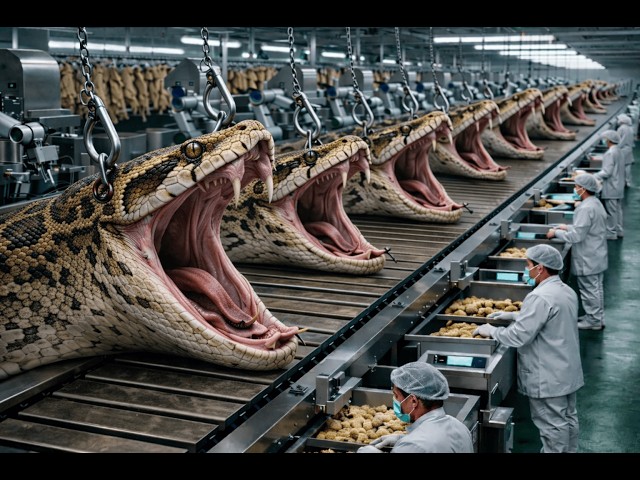 Inside the Python Factory: AI Technology Behind Snake Meat and Skin Production