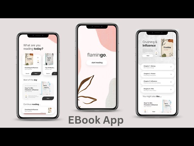 Ebook App Flutter UI | Reading Books Application UI | EBook Source Code