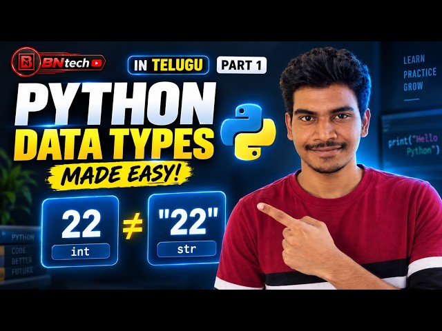 Python Data Types Explained with Real-World Examples 🐍 | Part 1 | Python for Beginners