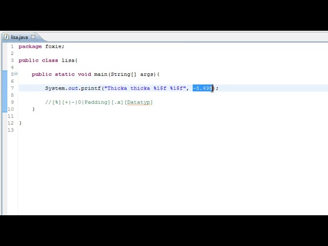 Java Svenska   61   Printf DEL 2