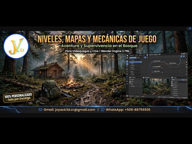 JOYACK3D - I develop 3D and 2D PC video games using the Blender Engine 2.79b (commission-only)