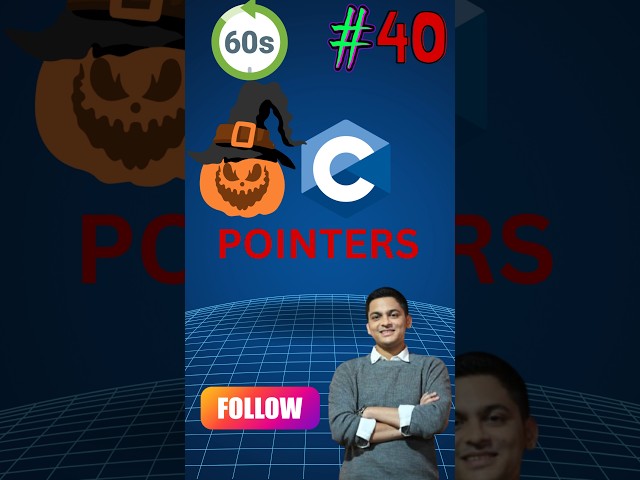 Pointers in C Aren’t Scary (I Promise) 🍕 #shorts #coding #dsa