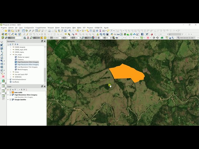 Como importar en QGIS mapas del servidor de Esri (Mapserver)