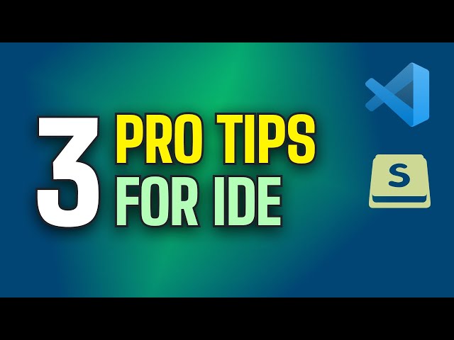 IDE Tells If You Are a Good Web Developer or Not!!! Code Editor Tips for Speed & Clean Code