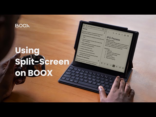 Use Split-screen in System and NeoReader - BOOX Tutorial Ep5