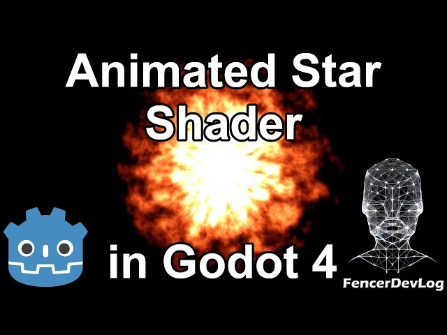 Godot 4: Animated star shader (tutorial)
