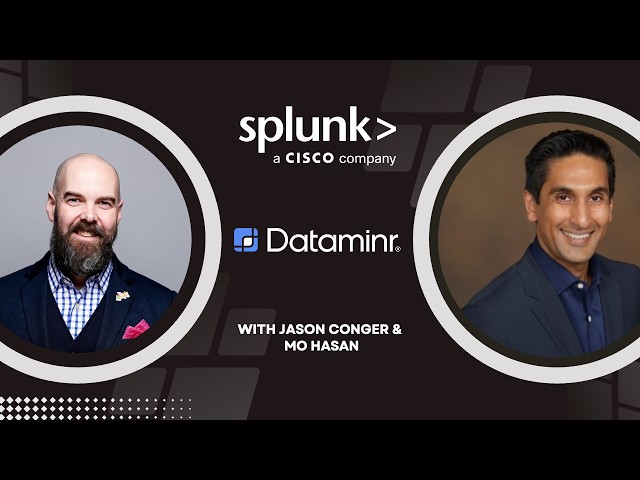 Splunk, Dataminr, and Dark Web data