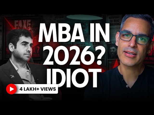 Is MBA Dead in 2026? The TRUTH You Need To KNOW! | Warikoo Careers Hindi