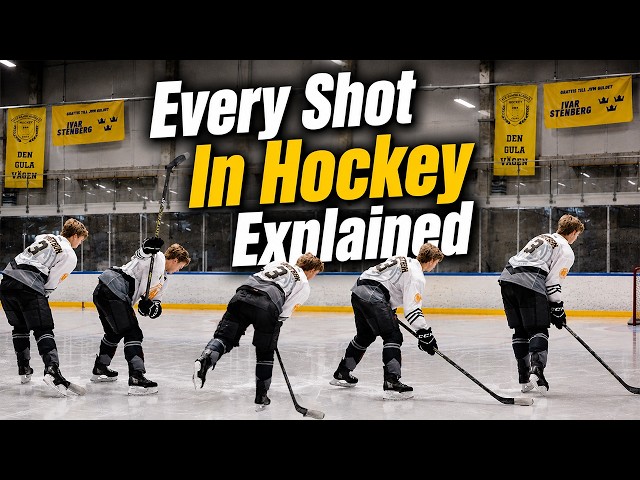 Every Hockey Shot EXPLAINED in 10 Minutes