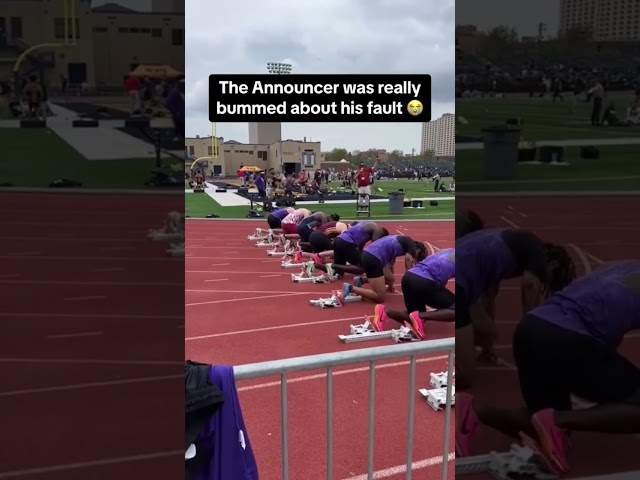 The announcer was so disappointed 😔🙃 #shorts