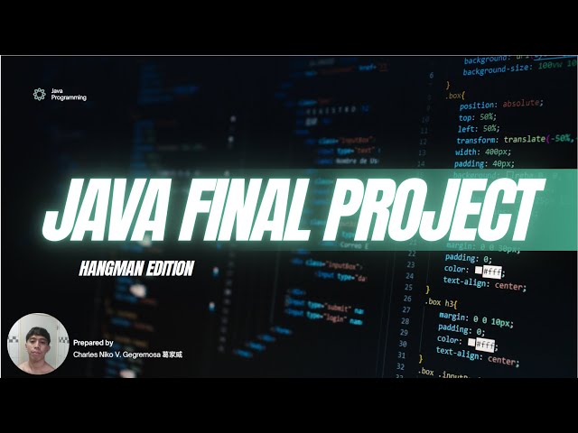 FINAL PROJECT JAVA (HANGMAN EDITION)