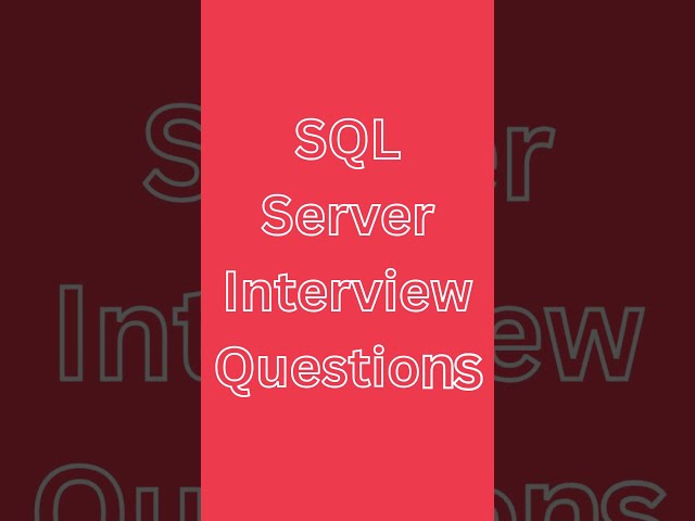 SQL Server Basics through Query #shorts #sqlserver #sql  #sqlforbeginners #sqlinterviewquestions