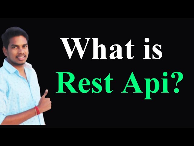 What is Rest api in telugu