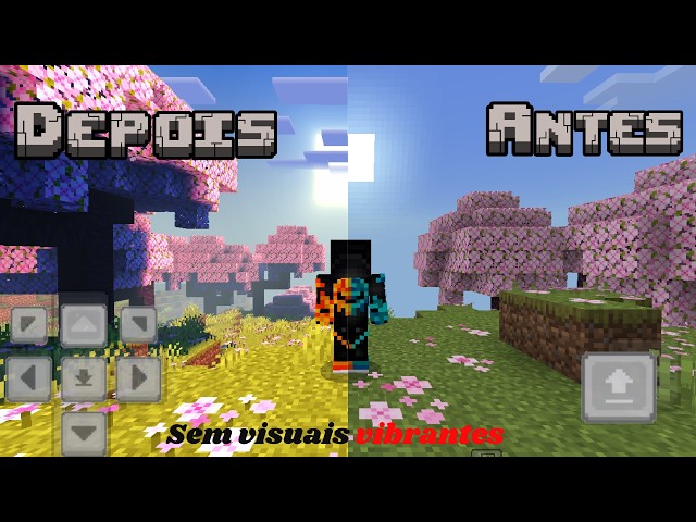 Como colocar SHADERS no MINECRAFT BEDROCK de um jeito fácil (sem visuais vibrantes)