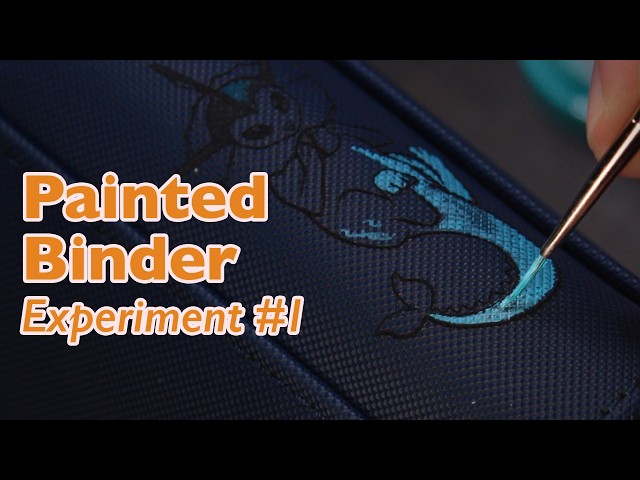 Painting My VaultX Binder — Experiment 1