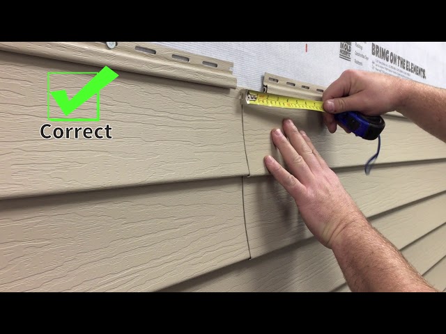 Kaycan Vinyl Siding Installation Tips: Overlapping