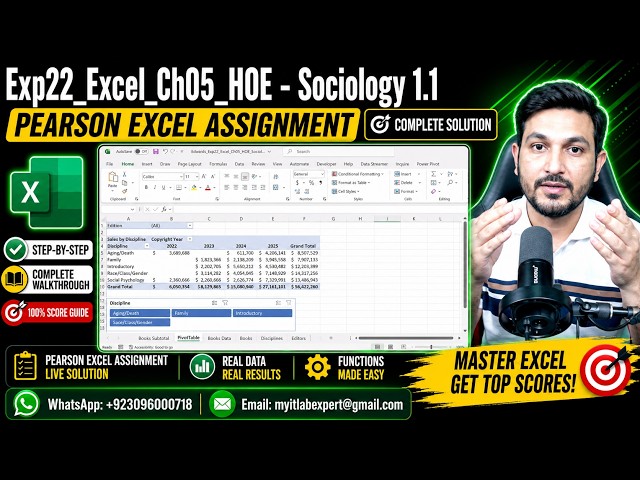 Exp22_Excel_Ch05_HOE - Sociology 1.1 | Excel Chapter 5 Hands-On Exercise – Sociology