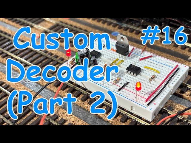 16. Marking a DCC function decoder (part 2) - Powering from DCC #dcc #modelrailroad #AtTiny85