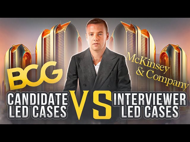How to solve Interviewer led vs Candidate led cases | Case examples | BCG style vs McKinsey style