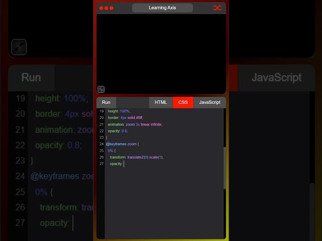 Infinity Tunnel | HTML CSS JavaScript